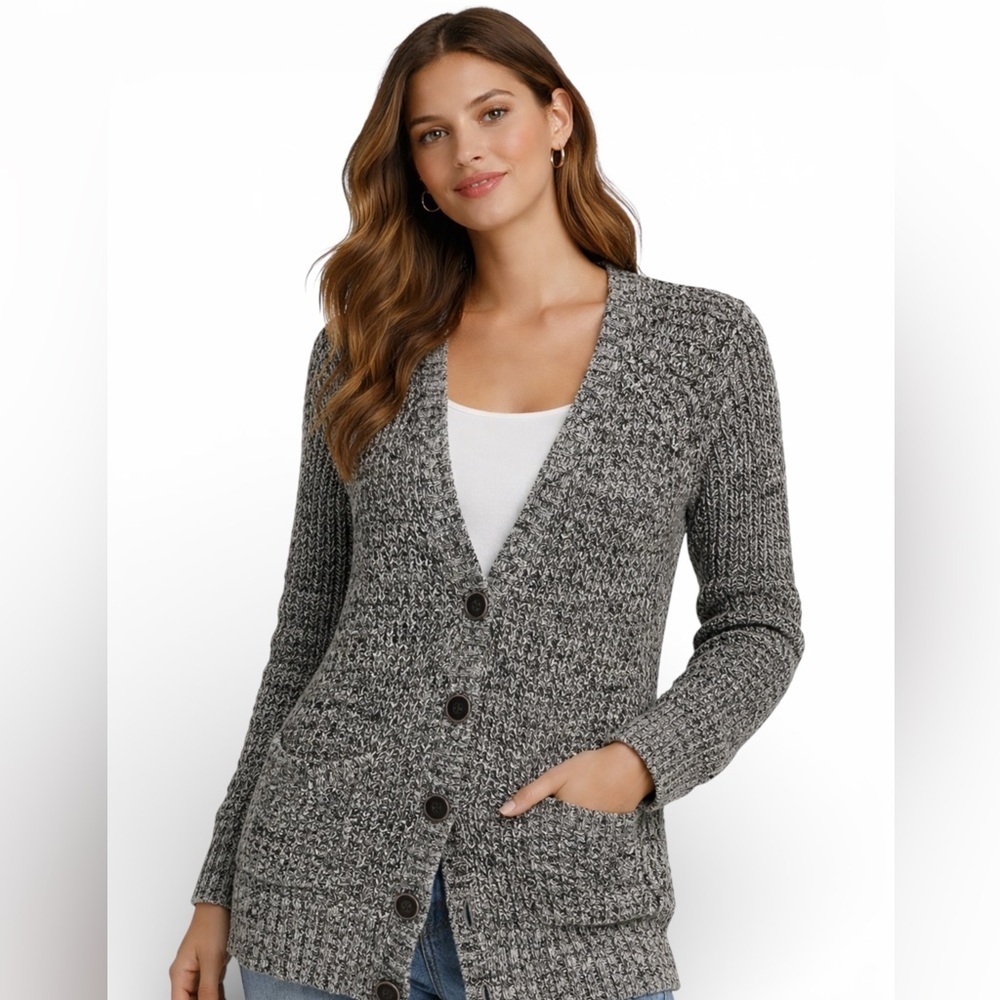 American Eagle Knit Button Front Cardigan Sweater Size L